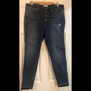 Madewell button fly jeans